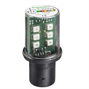 Lâmpada led azul para sinalização - ba 15d - 120 v