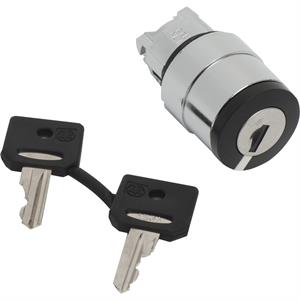 Cabeça  interruptor selector- ø 22 - 2 posições- ronis 458a - qualquer posição