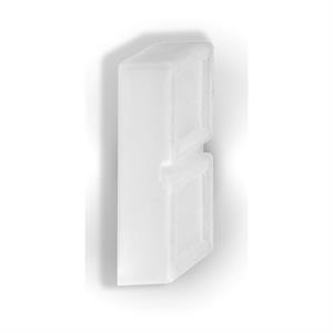 Calço p/ botão de pressão de cabeça dupla de ø 22 mm - transparente - conj. 10