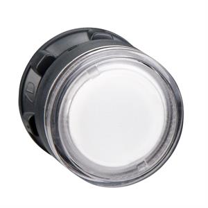 Cabeça de botão de pressão iluminada - ø 22 - transparente
