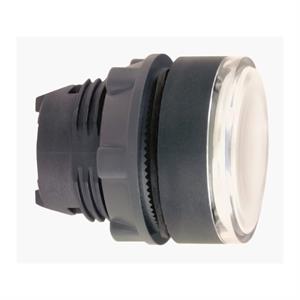 Cabeça botão cápsula branca para led à face para aro de fixação plástico
