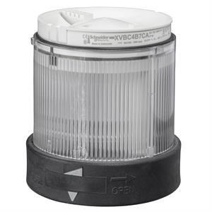 Unidade iluminada - luz fixa - branca - 230v ac