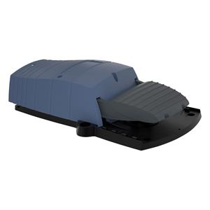 Interruptor de pedal único XPE-B – sem tampa - plástico - azul - 1NC+1NO