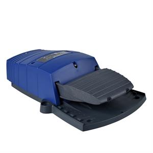 Interruptor de pedal único XPE-B –sem tampa – plástico - azul - 2NC+2NO