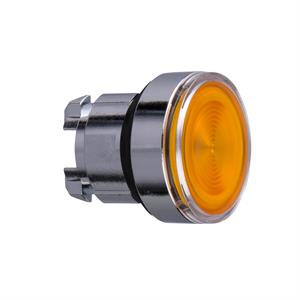 Cabeça de botão de pressão iluminada - ø 22 - amarela