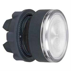 Cabeça de botão de pressão iluminada - ø 22 - branca