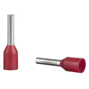ponteira simples – tamanho médio – 1 mm2 - vermelho