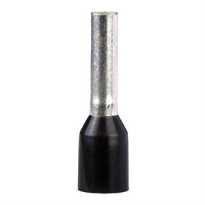 ponteira simples – tamanho médio – 1,5 mm2 - preto