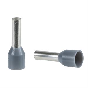 ponteira simples – tamanho médio – 2,5 mm2 - cinzento