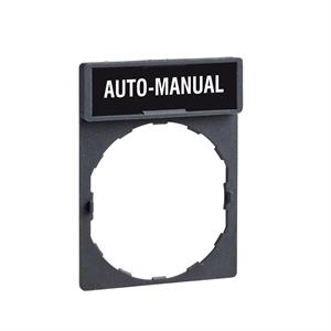 Suporte 30 x 40 mm com legendaa 8 x 27 mm - auto-manual