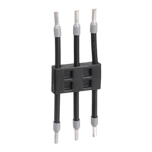ligação flexível de 3 pólos para LC1 D09....D25 - para disjuntor de motor GV2