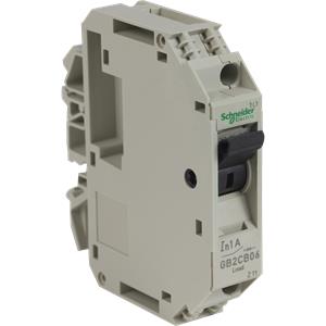 disjuntor TeSys para circuitos de comando - GB2-CB – 1 A - 1 pólo - 1d