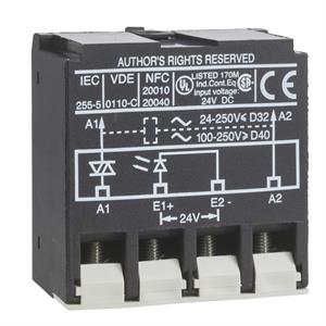Módulo de interface para Tesys D - estático - 24V CC/ 250 V CA