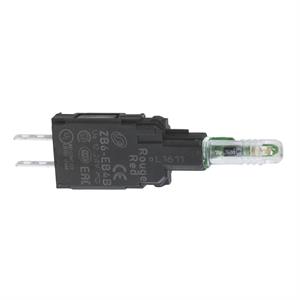 Corpo para luz piloto - zb6 - led branco incorporado - 230..240 v