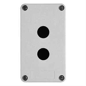 Estação de controlo vazia - xap-a - plástico - 2 aberturas horizontais