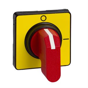 TeSys VARIO / Mini VARIO - front and red rotary handle - without padlocking