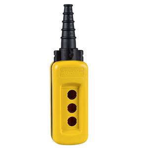 Boton pendente vazia p/ circ auxil c/ 3 furos ø 22mm