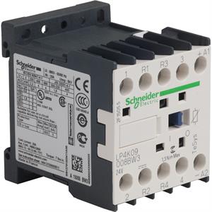 Contactor TeSys K - 4P(2 NA + 2 NF) - AC-1 - <= 440 V 20 A - 24 V bobina CC