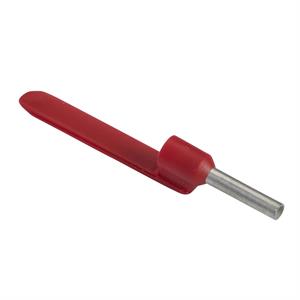 ponteira simples com porta-referências – tamanho médio – 1 mm² - vermelho