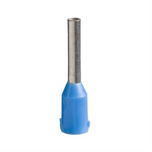 ponteira simples – tamanho curto – 0,75 mm2 - azul