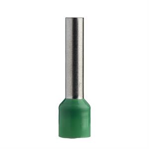 ponteira simples – tamanho longo – 6 mm2 - verde