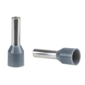 ponteira simples – tamanho longo – 2,5 mm2 - cinzento