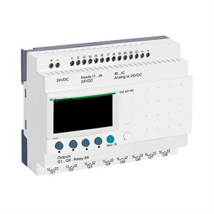 Relé inteligente compacto zelio logic - 20 e s - 24 v cc – sem relógio - ecrã