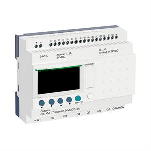 Zelio logic modular - 26 e s - 24 v cc – relógio - ecrã