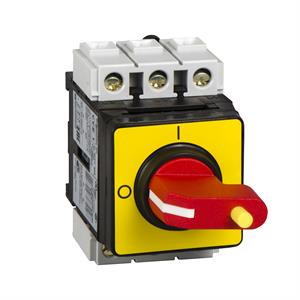 TeSys Vario - emergency stop switch disconnector - 40 A - back of enclosure