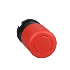 Ø30 vermelho paragem de emergência, desligar o gatilho do cabeçote e desbloqueio da curva de travamento