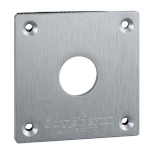 Placa frontal perfurada - xap-e - metal - 1 abertura