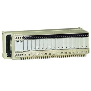 Base passiva ABE7 - 16 saídas - fusíveis - Led - isolador