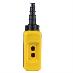Boton pendente vazia p/ circ auxil c/ 2 furos ø 22mm