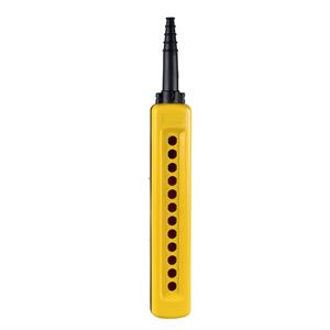 Boton pendente vazia p/ circ auxil c/ 12 furos ø 22mm