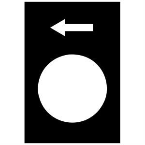 Legenda - 30 x 40 mm - preto   - esquerda ou inferior, lento