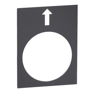 Legenda - 30 x 40 mm - preto   -  esquerda, lento
