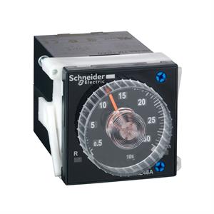 Relé de temporização com atraso - 48x48mm - 0,02 s..300 h - 24..240 v ac – 2 inv