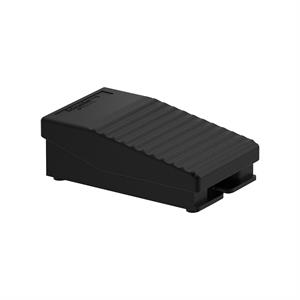 Interruptor de pedal único XPE-A - sem tampa - plástico - preto - 1NC+1NO
