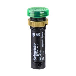 Luz piloto ø12 - ip40/ip65 - verde - led coberto incluído  - 24v - lugs
