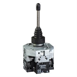 Controlador joystick ø22 4-instruções 1no por sentido