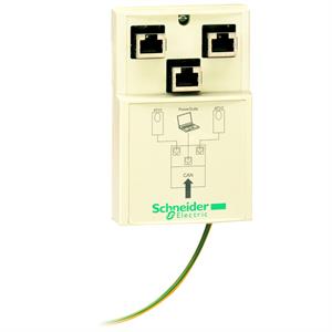 Caixa de derivação Canopen-2 x RJ45 e 1 x  RJ45