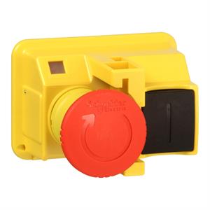 botão de retenção Ø 40 mm – rodar para desencravar - vermelho