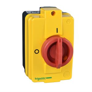 TeSys Vario fechado, seccionador de parada de emergência, 10A, IP55