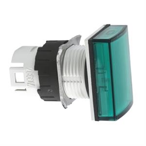 Cabeça sinalizador rectangular verde - p/ unids sin ø 16mm xb6