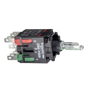 Corpo botão  contacto i luminosous  - ø 16 - led branco incorporado 1no