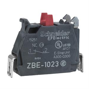 Single bloco de contacto for head ø22 1nc silver alloy rápidoon connector