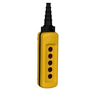 Boton pendente vazia p/ circ auxil c/ 5 furos ø 22mm