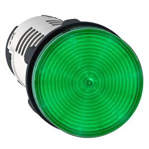 Luz piloto verde led light - 24v ac/dc ip65