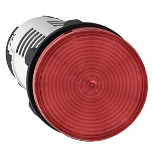 Luz piloto led vermelha - 24v ac/dc ip65