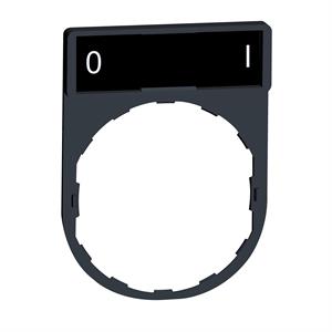 Suporte 30 x 40 mm com legendaa 8 x 27 mm - o - i